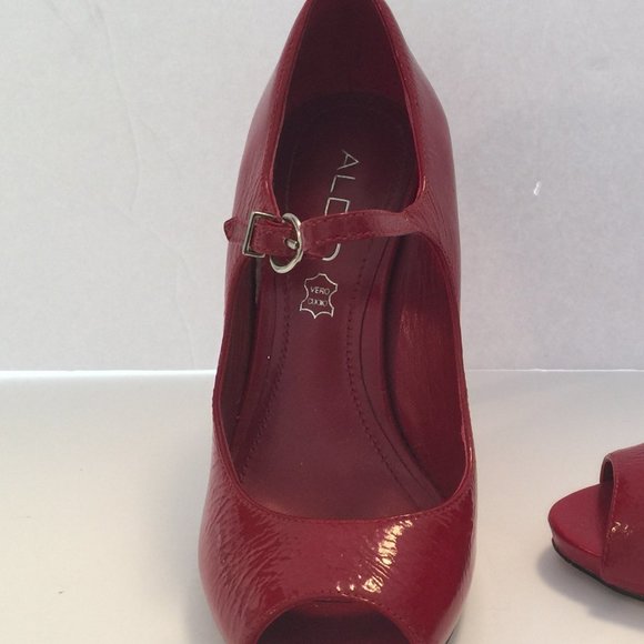 ALDO OPEN TOE STRAPPED PUMP - Picture 4 of 4